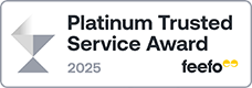 Feefo Platinum Trusted Service Award